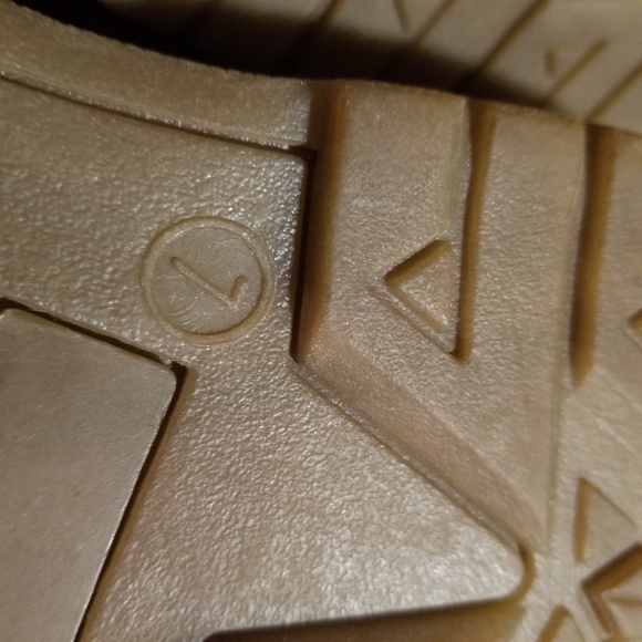 Y2k 90s Emergency Exit Thick Chunky Sole Slip On Sandals Brown Sz 7 buckle - Picture 12 of 14